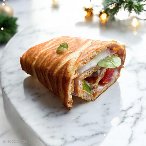 Knackiger Wrap mit Hähnchen