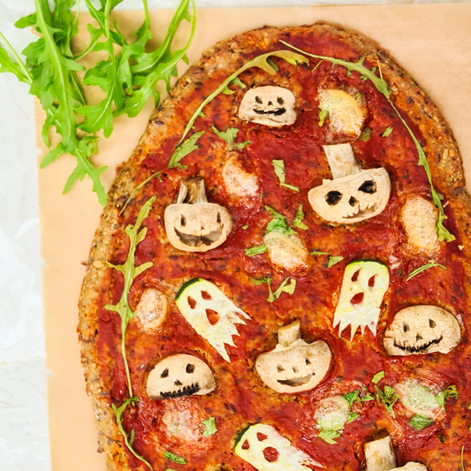Low Carb Halloween Pizza