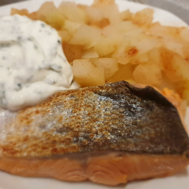 Wildlachs mit Kohlrabi und Schnittlauchquark – hcgcoach Wildlachs mit Kohlrabi und Schnittlauchquark – hcgcoach