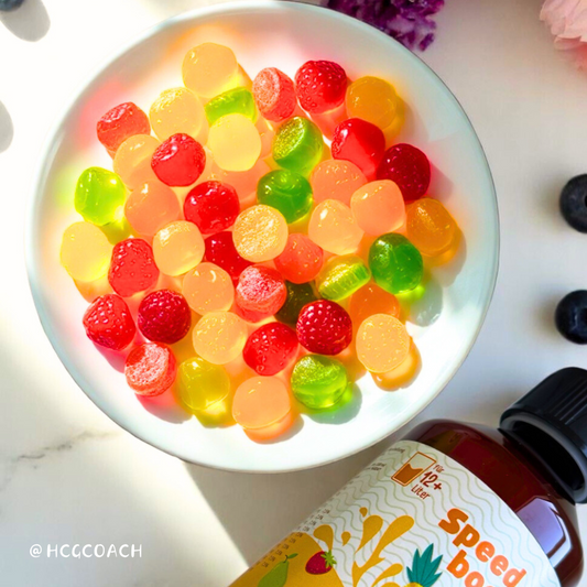 Zuckerfreie, vegane Gummibärchen (Nahezu keine Kalorien!)