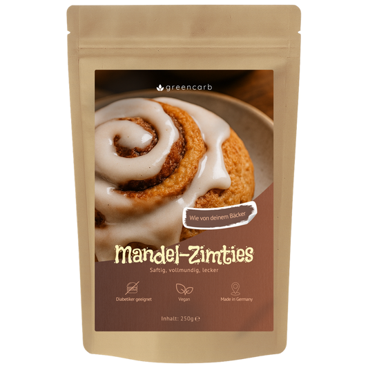 Greencarb® Mandel-Zimties Brot und Brötchenbackmischung (250 g)