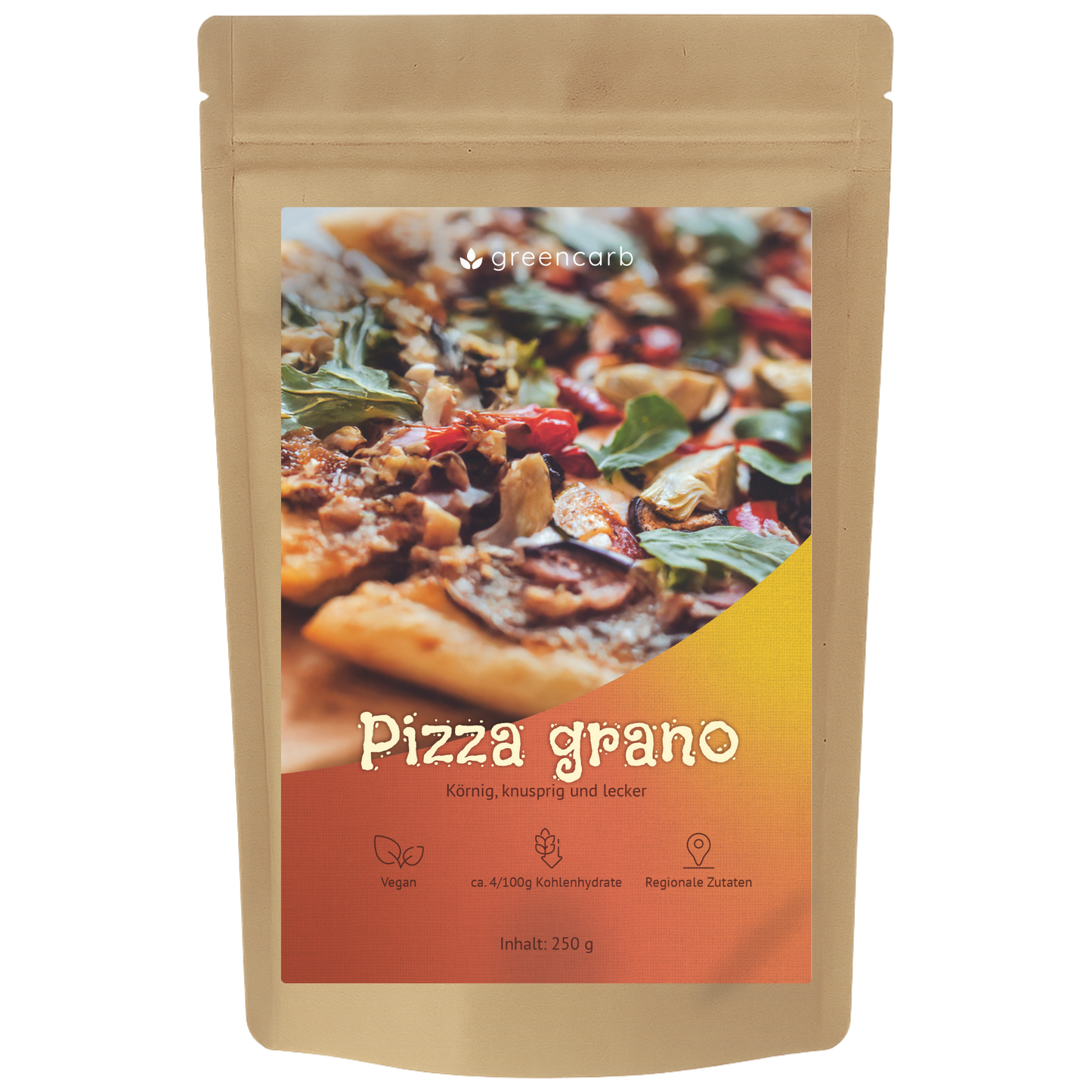 Greencarb® Pizza Grano - Teigmischung (250 g)