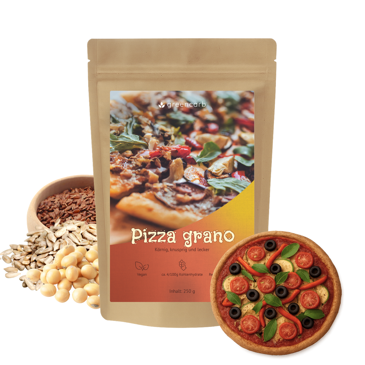 Greencarb® Pizza Grano (3er Set)