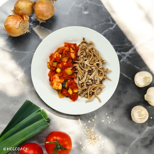 Hähnchen Tomaten-Chili Pfanne