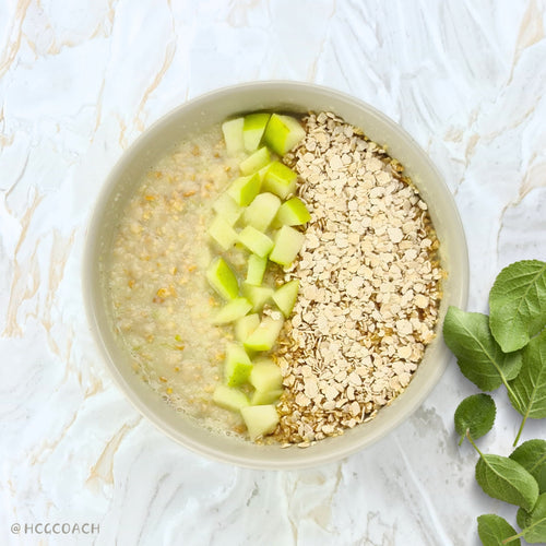 Protein-Bowl mit Apfel und Daily Flakes
