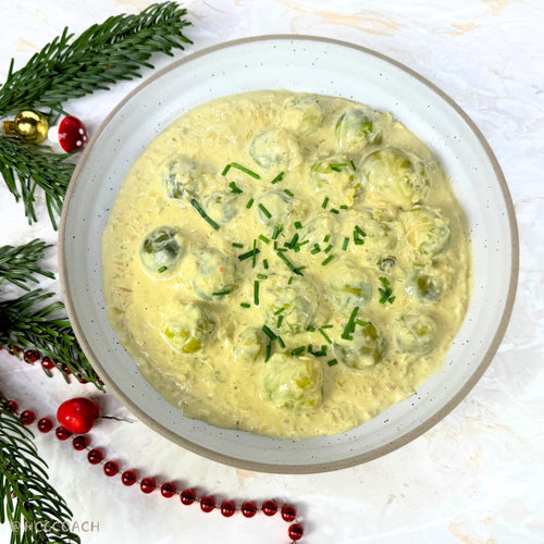 Rosenkohl in Frischkäse Senfsauce