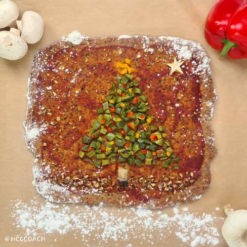Low Carb Weihnachts Pizza
