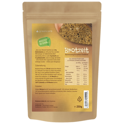Greencarb® Brotbackmischung Dark + White (250 g)