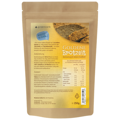 Greencarb® Brotbackmischung Gold, Mediterran, Sonnig (3er Set)