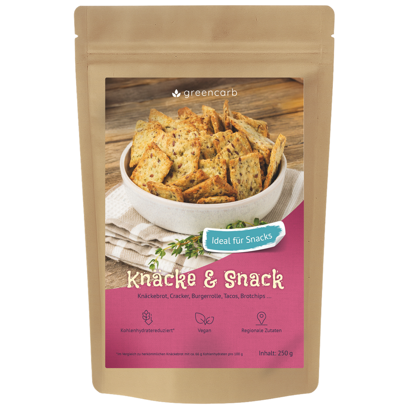 Greencarb® Knäcke & Snack - Backmischung (250 g)