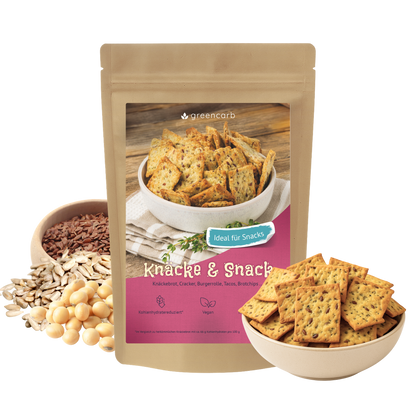 Greencarb® Knäcke und Snack - Backmischung (3er Set)