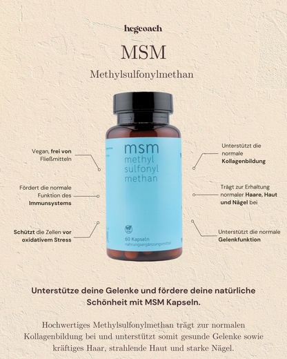 hCGC® MSM Kapseln (60 Stück á 645 mg)