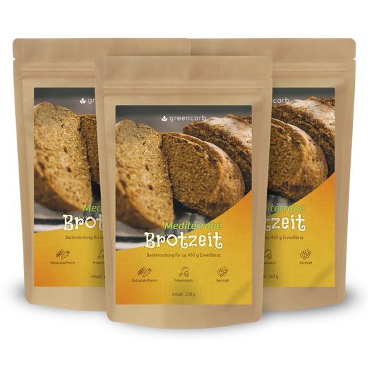 Greencarb® Brotbackmischung Gold, Mediterran, Sonnig (3er Set)