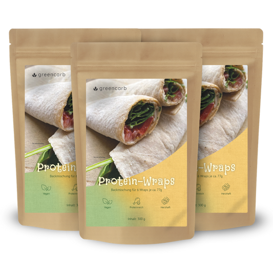 Greencarb® Backmischung Protein Wraps (3er Set)