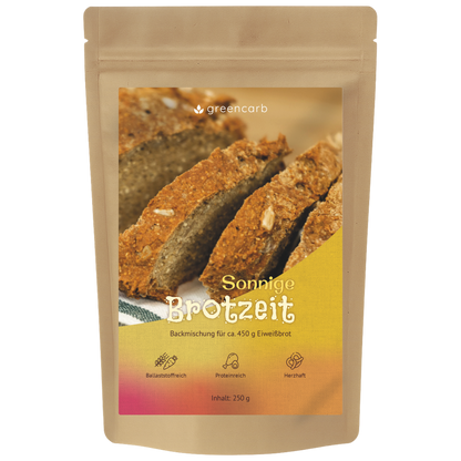 Greencarb® Brotbackmischung Gold, Mediterran, Sonnig (250 g)