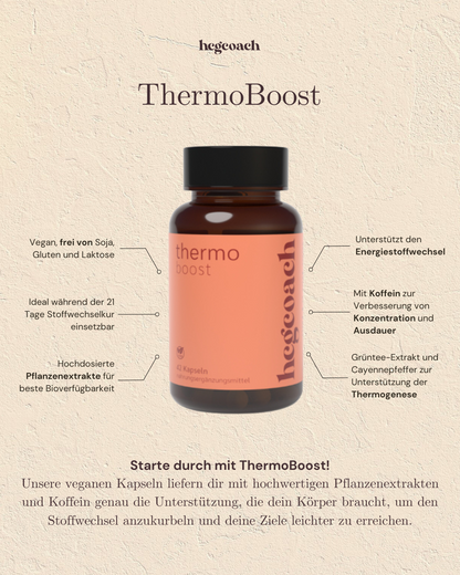 hCGC® ThermoBoost Abnahmeunterstützung für 21 Tage (42 Kapseln)