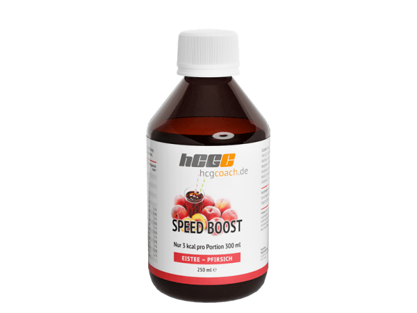 hCGC&reg; SpeedBoost - Sparpack Eistee-Pfirsich (4 x 250 ml)