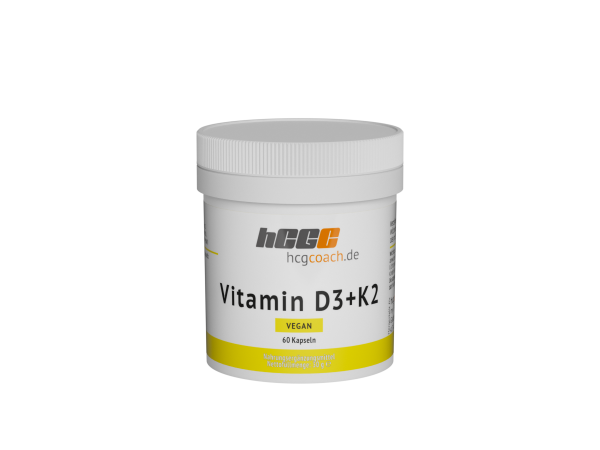 hCGC&reg; Vitamin D3 / K2 - Dose mit 60 Kapseln &agrave; 5600IE, 500 mg