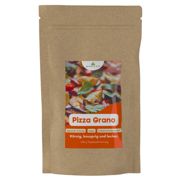 Pizza Grano (250 g) - Die k&ouml;rnige Pizza - Kohlenhydratreduziert