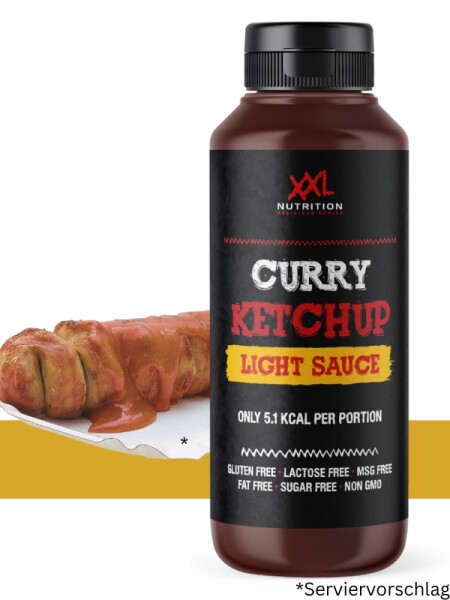 XXL Light-Sauce / 0% Sauce Curry Ketchup (265 ml / 280 g)