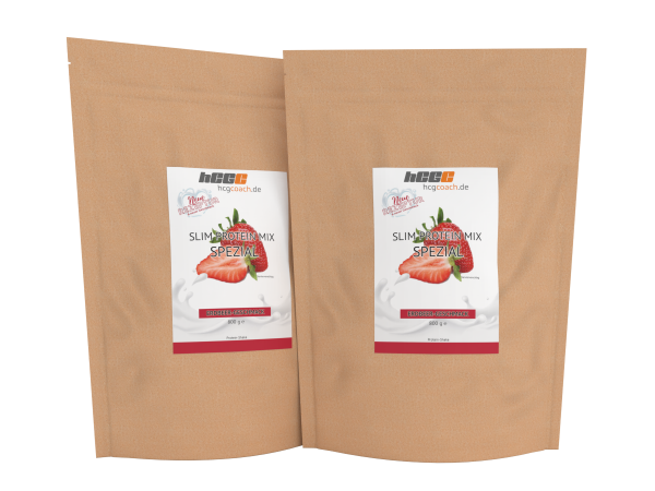 hCGC&reg; Slim Proteinmix SPEZIAL Doppelpack (2x 800 g) Erdbeere