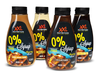 XXL 0% Sirup in 4 leckeren Geschmacksrichtungen